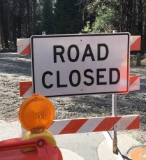road closed